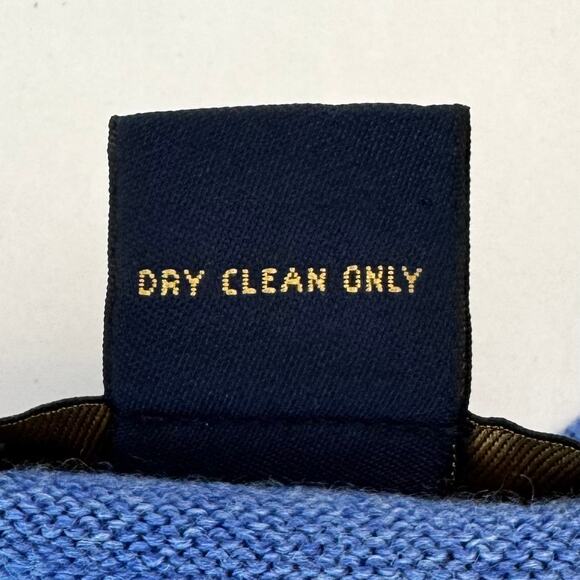 Brooks Brothers Stretch Merino Wool V-Neck Pullover Sweater Light Blue Men's L - Picture 11 of 11